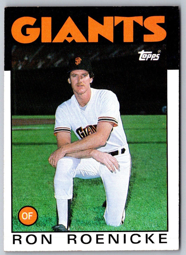 1986 Topps Ron Roenicke #63