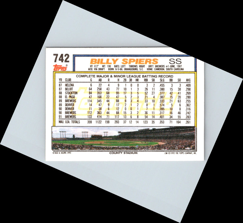 1990 Topps Billy