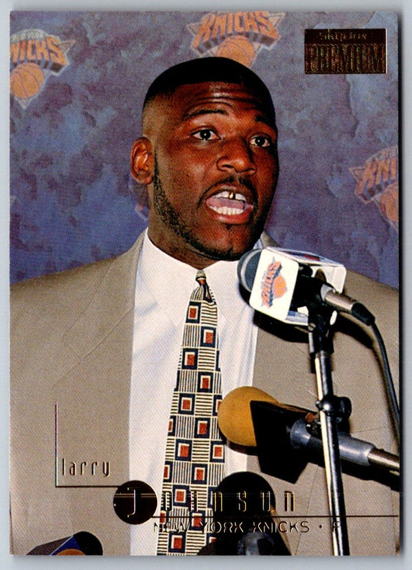 1996 SkyBox Premium Larry Johnson #76