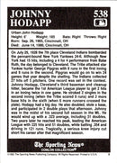 1992 Conlon Collection TSN Johnny Hodapp