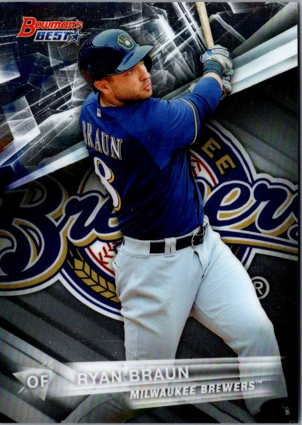 2016 Bowman's Best Ryan Braun #23