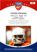 2012 Leaf Young Stars Keenan Robinson