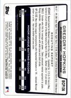 2012 Bowman Chrome Prospects Gregory Hopkins #BCP136