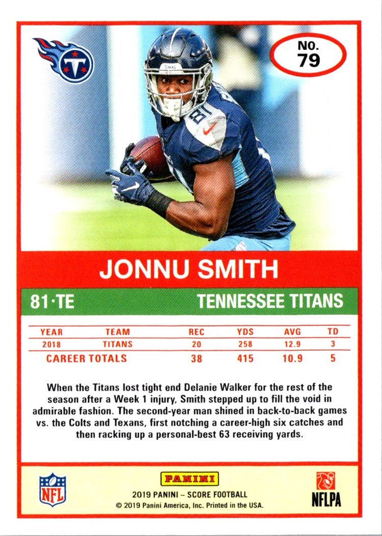 2019 Score Jonnu Smith