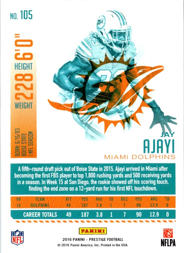 2016 Panini Prestige Jay Ajayi