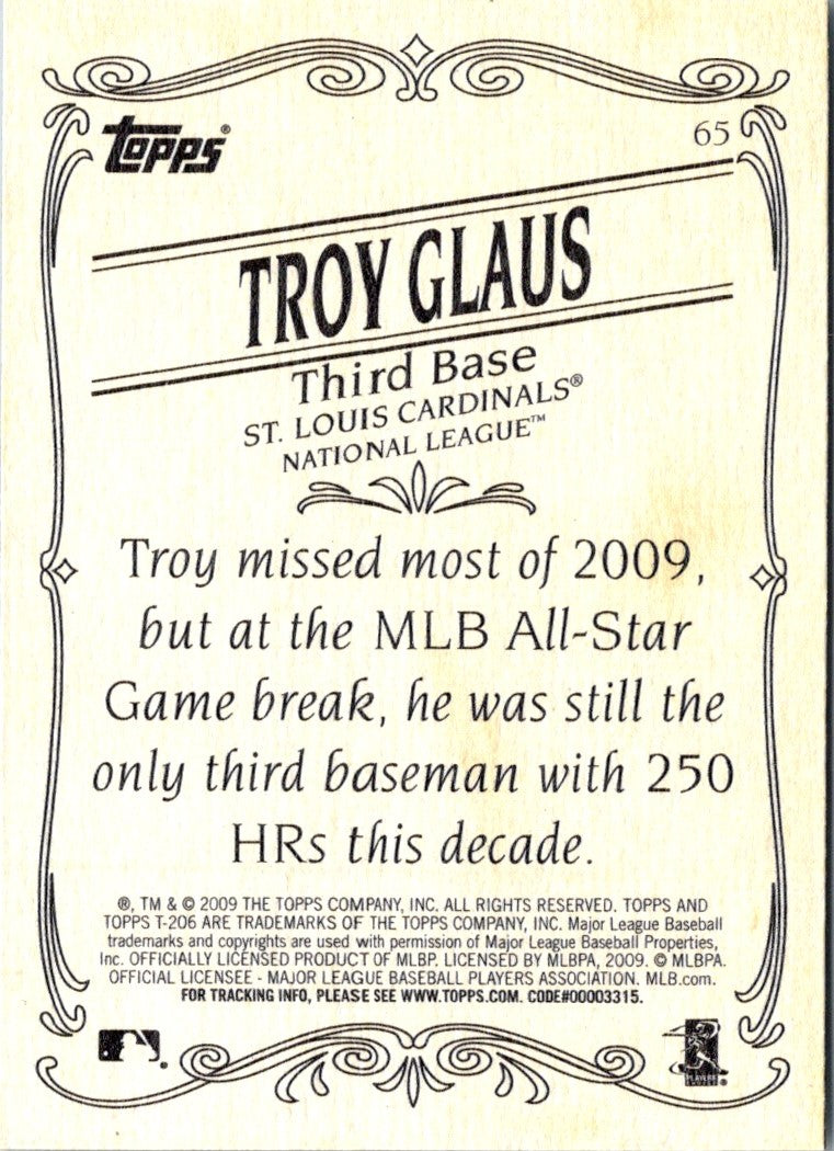 2009 Topps 206 Troy Glaus