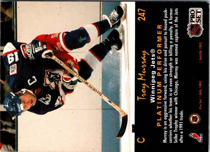 1991 Pro Set Platinum Troy Murray