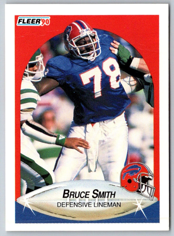 1990 Fleer Bruce Smith #121