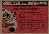 1980 Topps Ken Fantetti #444 Rookie NM-MT