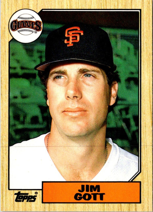 1987 Topps Traded Jim Gott #39T