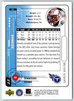 1999 Upper Deck Eddie George #185