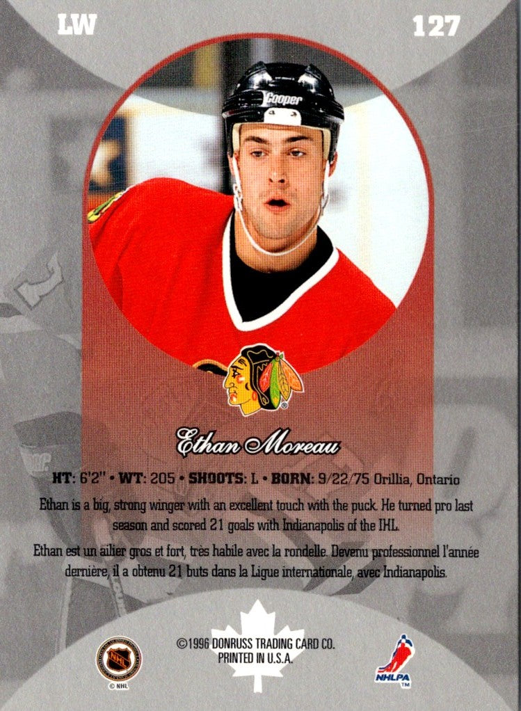 1996 Donruss Canadian Ice Ethan Moreau