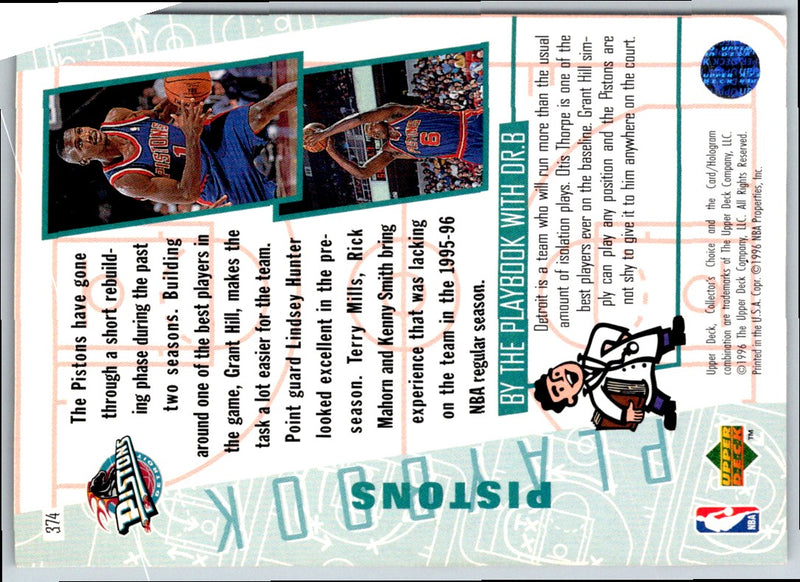 1996 Collector's Choice Grant Hill