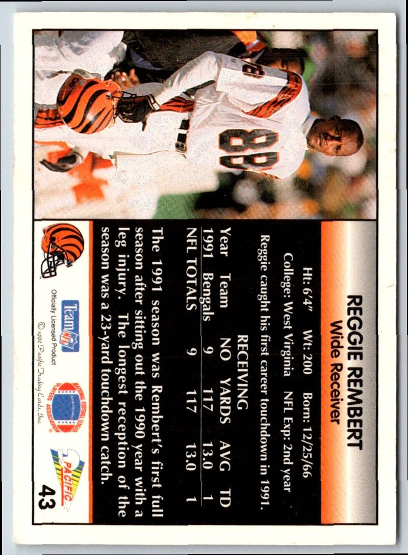 1992 Pacific Reggie Rembert
