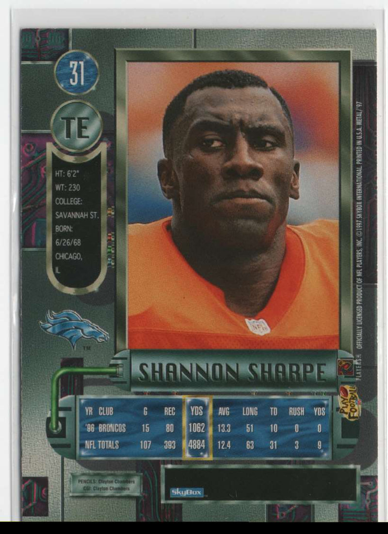 1995 Action Packed Rookies & Stars Shannon Sharpe