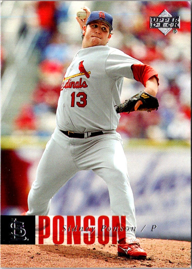 2006 Upper Deck Sidney Ponson