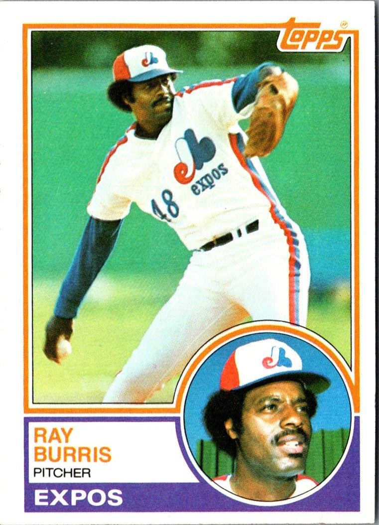 1983 Topps Ray Burris