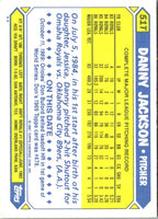 1987 Topps Traded Danny Jackson #51T