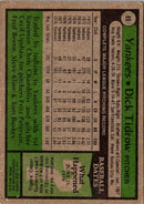 1979 Topps Dick Tidrow