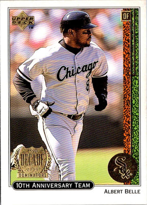 1999 Upper Deck 10th Anniversary Team Albert Belle #X17
