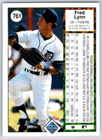 1989 Upper Deck Fred Lynn #761