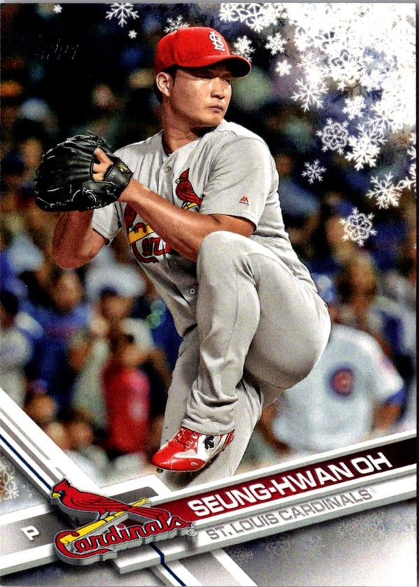 2017 Topps Holiday Seung-Hwan Oh #HMW95