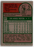 1975 Topps Carl Morton #237 VGEX