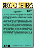 1992 Fleer David Cone #687