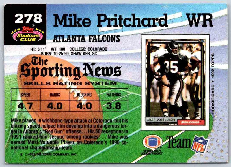 1998 Pacific Mike Pritchard