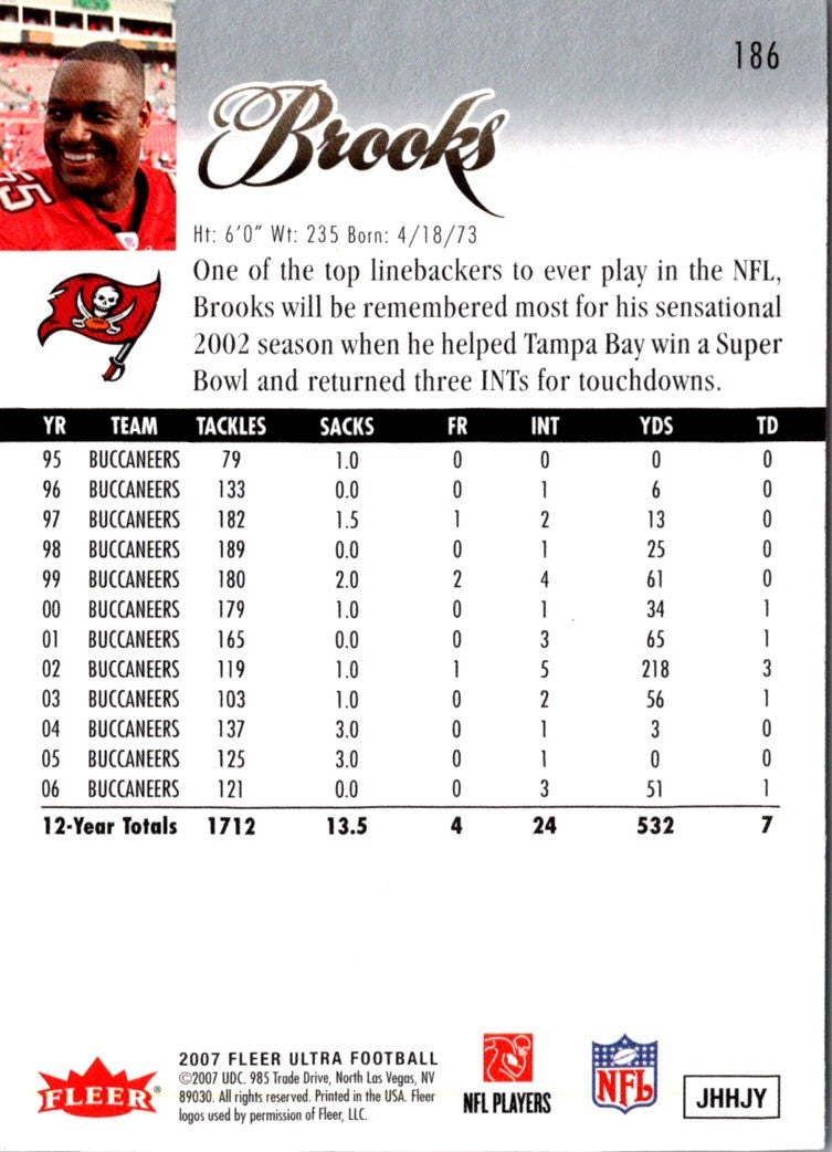 2007 Ultra Derrick Brooks