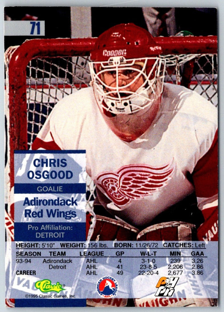 1995 Classic Images Chris Osgood