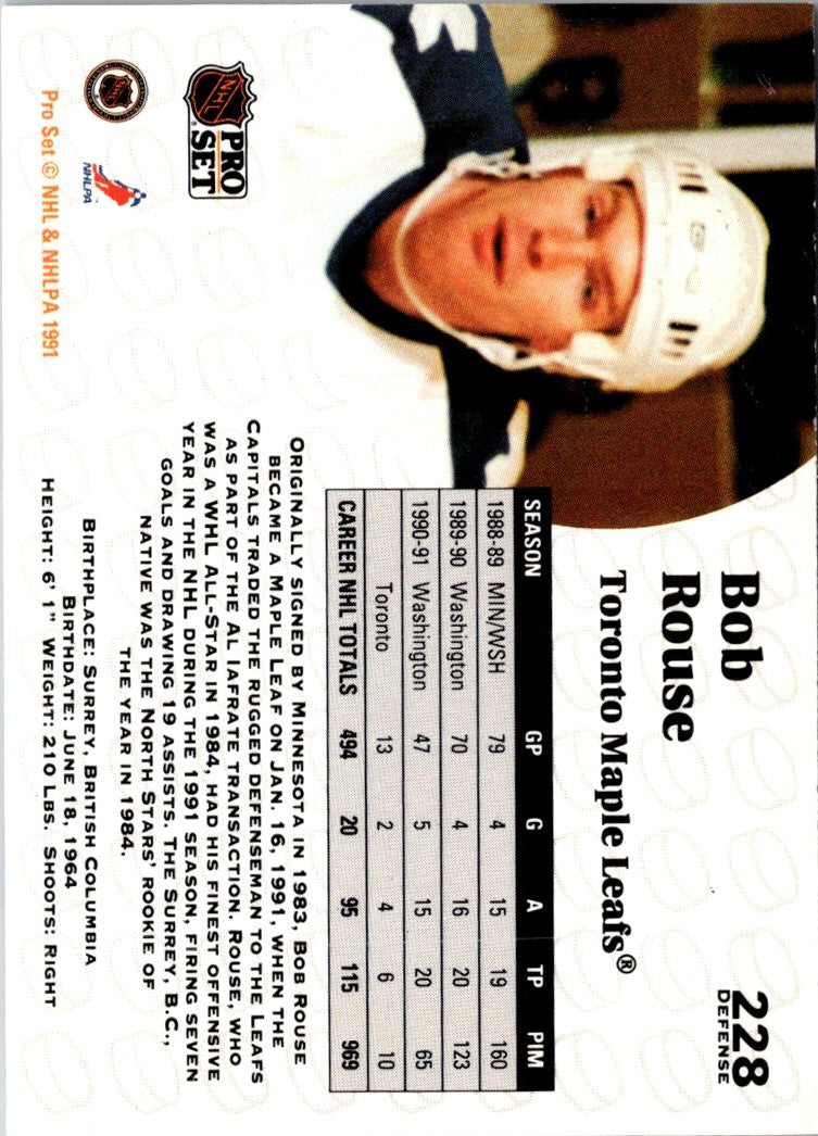 1991 Pro Set Bob Rouse