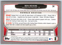 2013 Bowman Ben Revere #34
