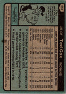 1980 Topps Ted Cox