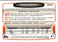 2013 Bowman Chrome Prospects Parker Bridwell #BCP162
