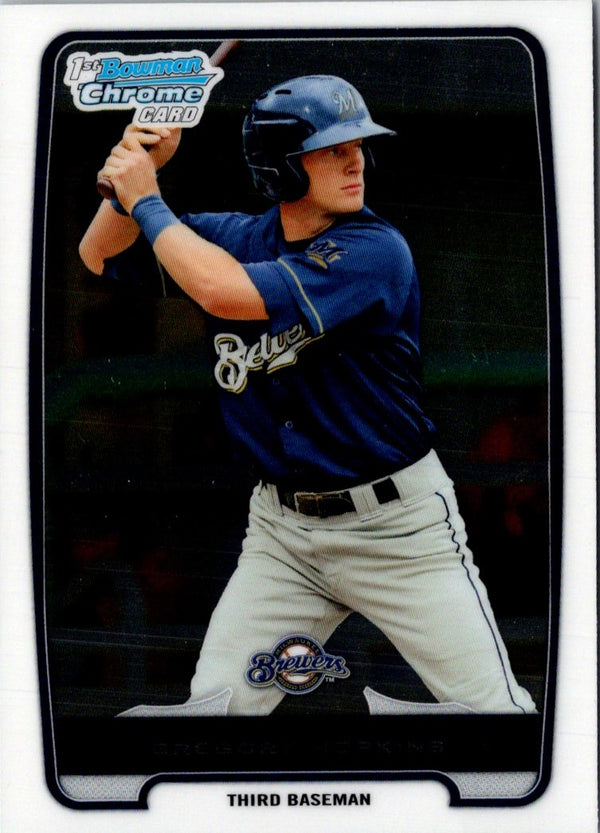 2012 Bowman Chrome Prospects Gregory Hopkins #BCP136