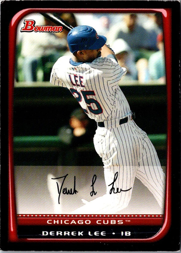 2008 Bowman Gold Derrek Lee #145