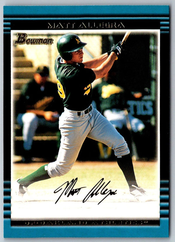 2002 Bowman Matt Allegra #183 Rookie