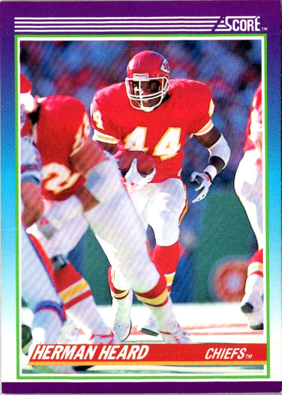 1990 Score Herman Heard #144