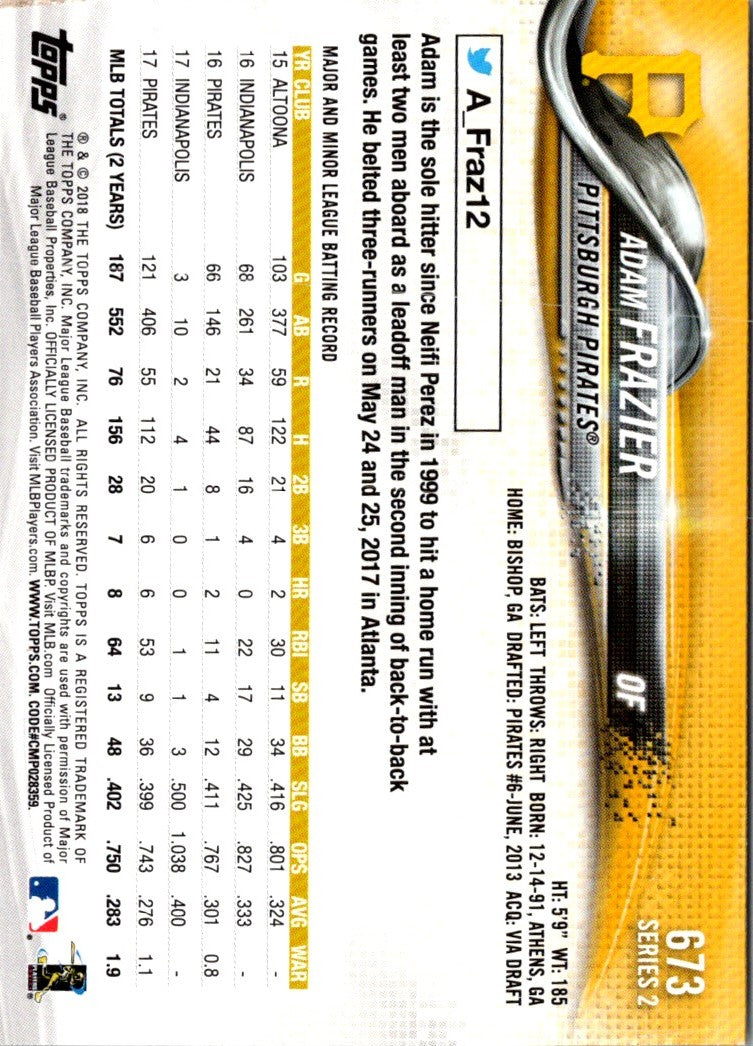 2018 Topps Adam Frazier