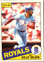1985 O-Pee-Chee Willie Wilson #6