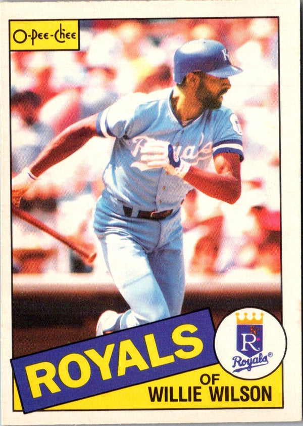 1985 O-Pee-Chee Willie Wilson #6