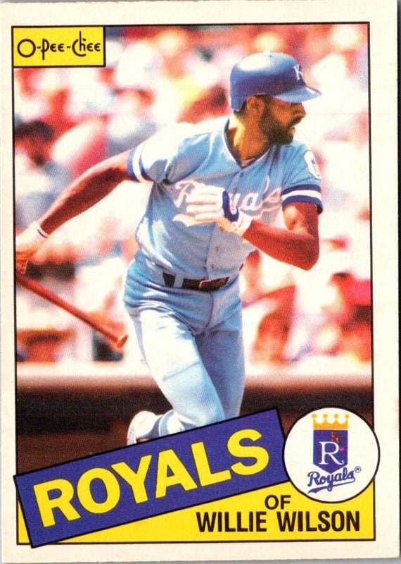 1985 O-Pee-Chee Willie Wilson #6