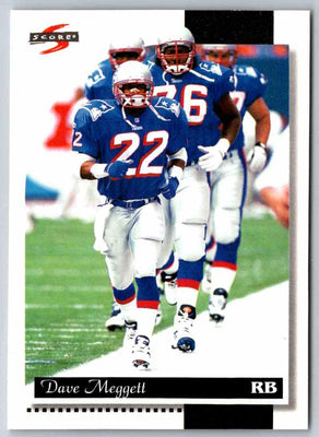 1996 Score Dave Meggett #141