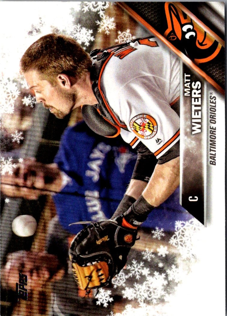 2016 Topps Holiday Baseball Matt Wieters