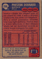 1985 Topps Preston Dennard #200