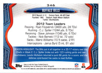 2013 Topps Buffalo Bills #346