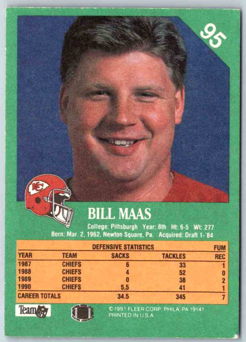 1991 Fleer Ultra Bill Maas