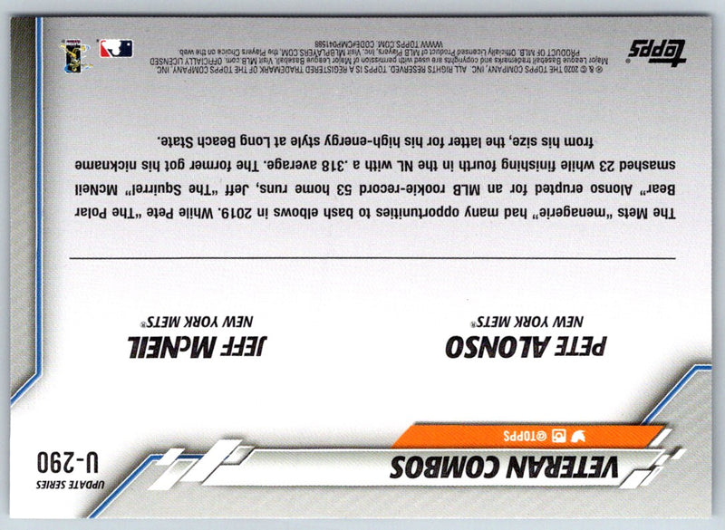 2020 Topps Update Polar Bear & Squirrel (Pete Alonso/Jeff McNeil)