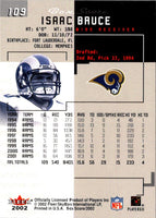 2002 Fleer Box Score Isaac Bruce #109